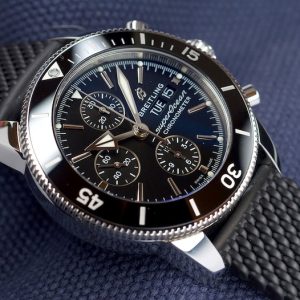 BREITLING Superocean Heritage II Chronograph Automatic Chronometer Black Dial Men’s Watch Item No. A13313121B1S1