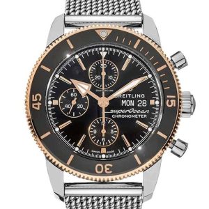 Breitling Superocean Heritage Black Dial Steel 44mm U13313