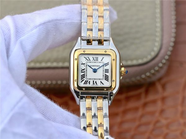 CARTIER Panthere de Silver Dial Ladies Watch Item No. W2PN0006