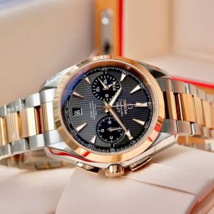 Omega Aqua Terra 150m Co-axial Chronometer Gmt Chronograph