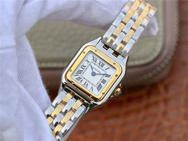 CARTIER Panthere de Silver Dial Ladies Watch Item No. W2PN0006