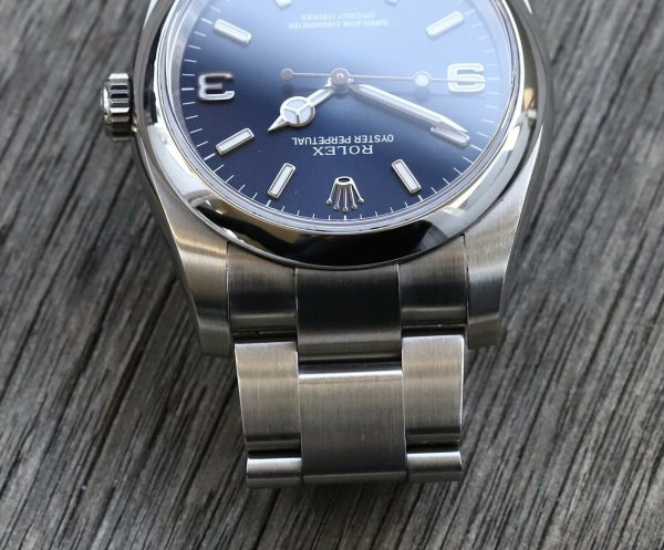 Rolex Oyster Perpetual 36 OP36 Blue Dial 116000