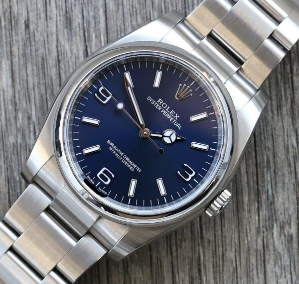 Rolex Oyster Perpetual 36 OP36 Blue Dial 116000