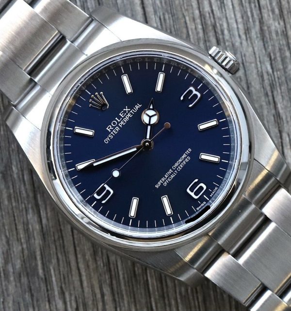 Rolex Oyster Perpetual 36 OP36 Blue Dial 116000