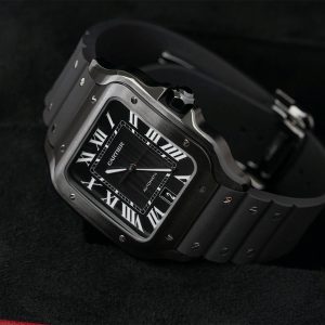 Cartier Santos NEW 2024 Large Model Black WSSA0039