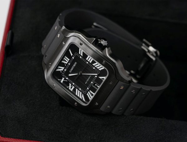 Cartier Santos NEW 2024 Large Model Black WSSA0039