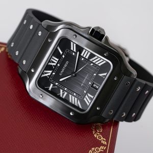 Cartier Santos NEW 2024 Large Model Black WSSA0039