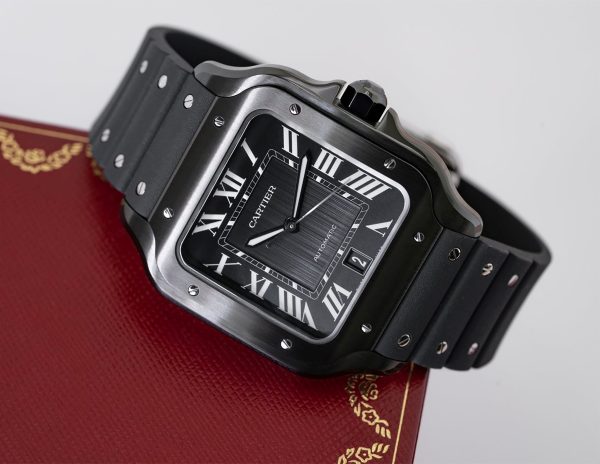 Cartier Santos NEW 2024 Large Model Black WSSA0039