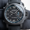 Panerai Luminor 1950 3 Days GMT Power Reserve Black Dial Steel 42 Pam1537