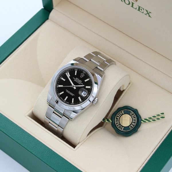 Rolex Datejust 41 Watch 126300-0011 Black Dial