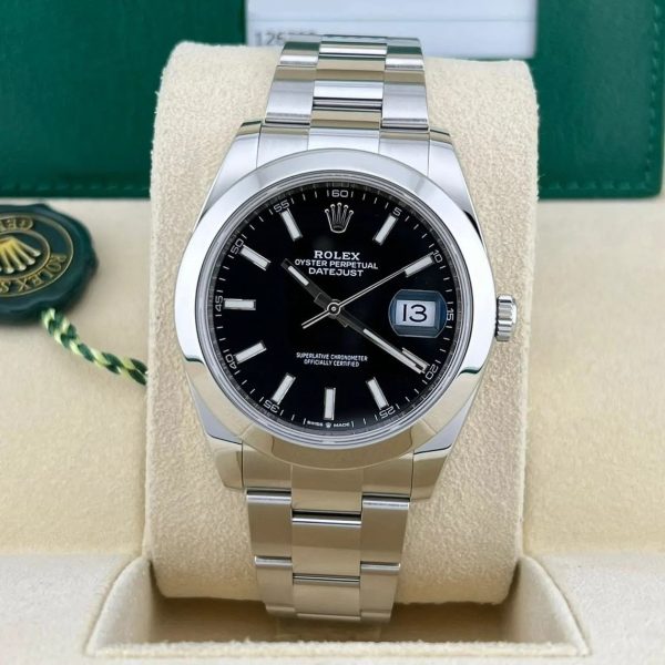 Rolex Datejust 41 Watch 126300-0011 Black Dial