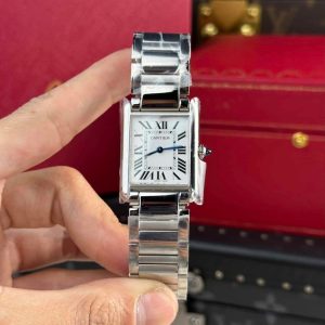 Cartier Tank Must Wsta0052 Large Model Quartz Steel Bracelet