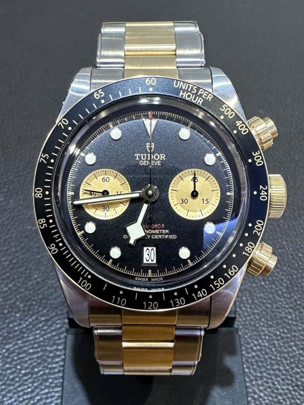 TUDOR Black Bay Chronograph Automatic Black Dial Men’s Watch Item No. M79363N-0001