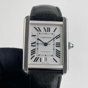 Cartier Tank Solo XL WSTA0029 Silver Dial Men’s Watch