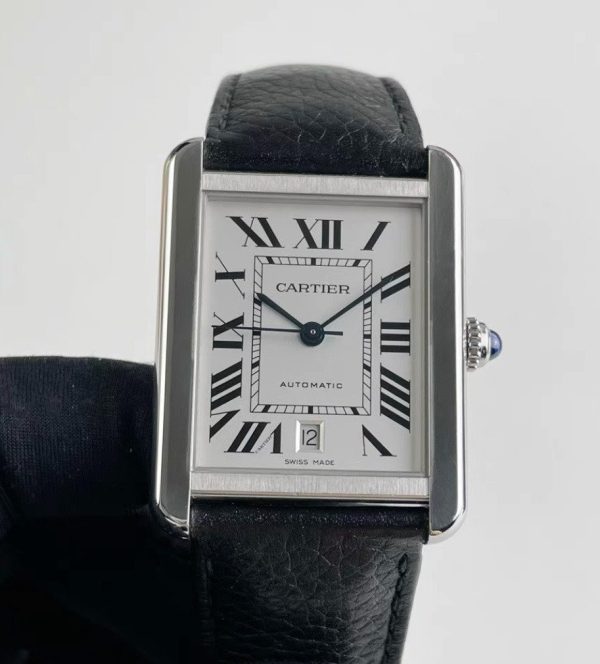 Cartier Tank Solo XL WSTA0029 Silver Dial Men’s Watch