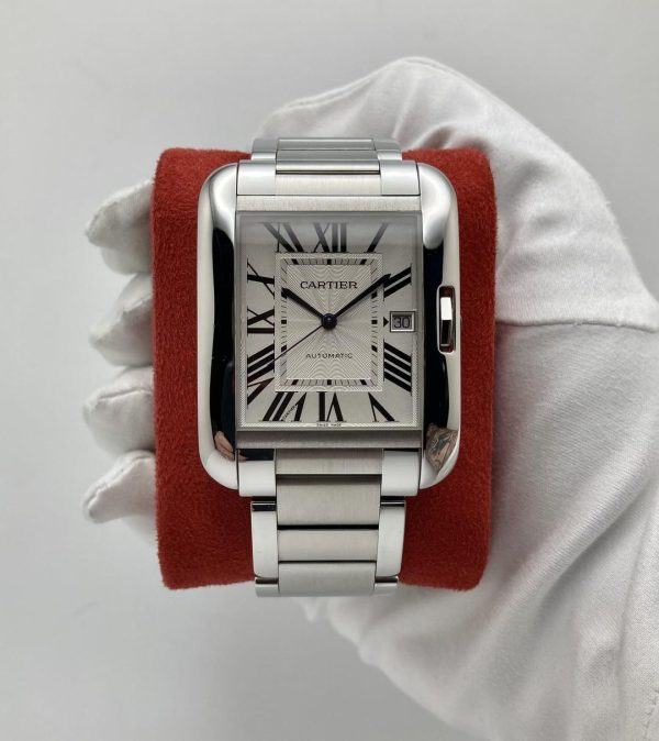 Cartier Tank Anglaise XL Steel Mens Watch W5310008