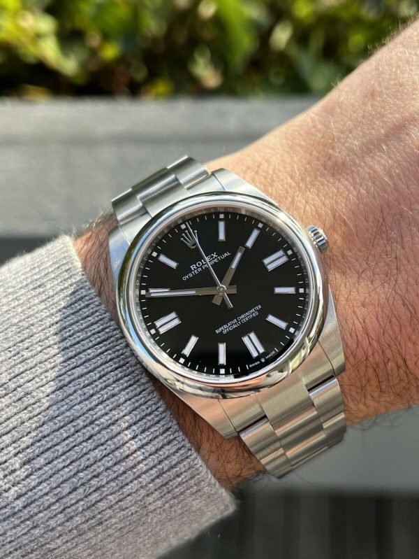 Rolex Oyster Perpetual 41 OP41 Black Dial 124300