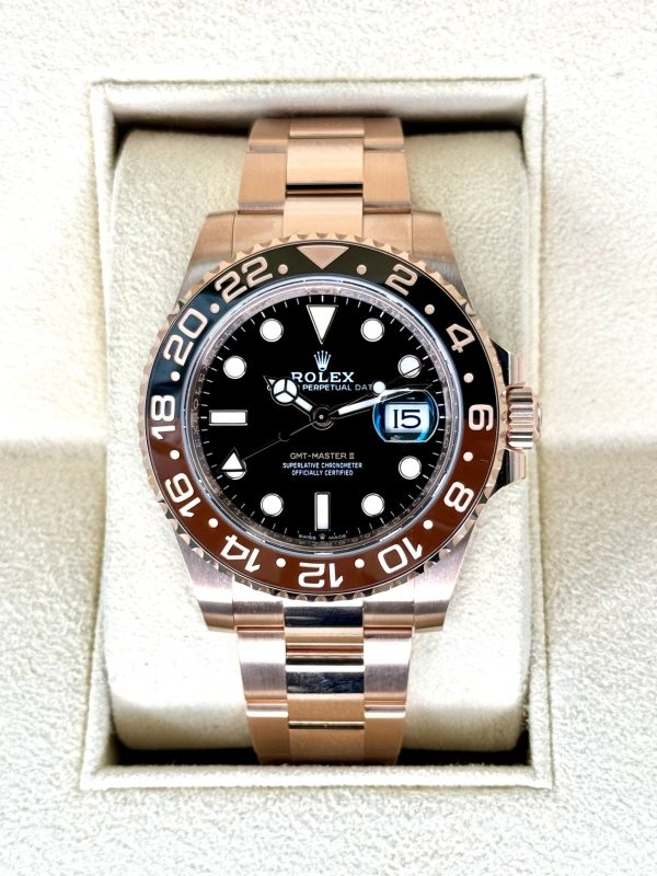 Rolex GMT-Master II “Rootbeer” 40mm 126715CHNR Rose Gold Plated