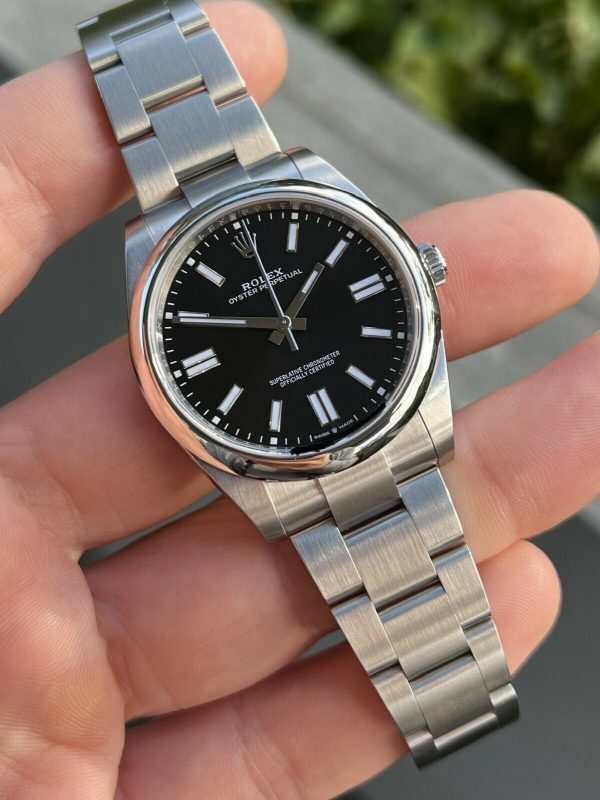 Rolex Oyster Perpetual 41 OP41 Black Dial 124300