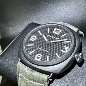 Panerai Radiomir Ceramic Hobnail Dial Watch PAM00643