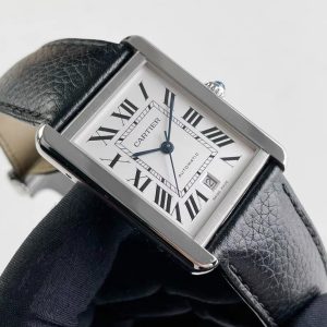 Cartier Tank Solo XL WSTA0029 Silver Dial Men’s Watch