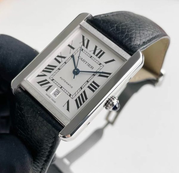 Cartier Tank Solo XL WSTA0029 Silver Dial Men’s Watch