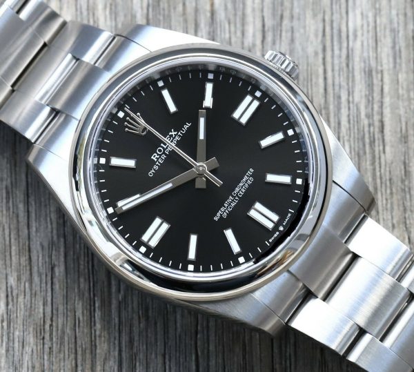 Rolex Oyster Perpetual 41 OP41 Black Dial 124300