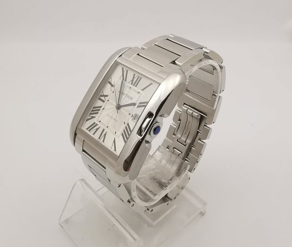 Cartier Tank Anglaise XL Steel Mens Watch W5310008