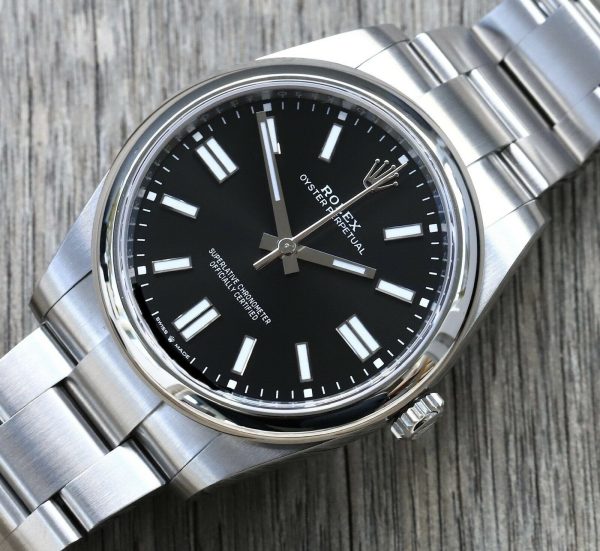 Rolex Oyster Perpetual 41 OP41 Black Dial 124300