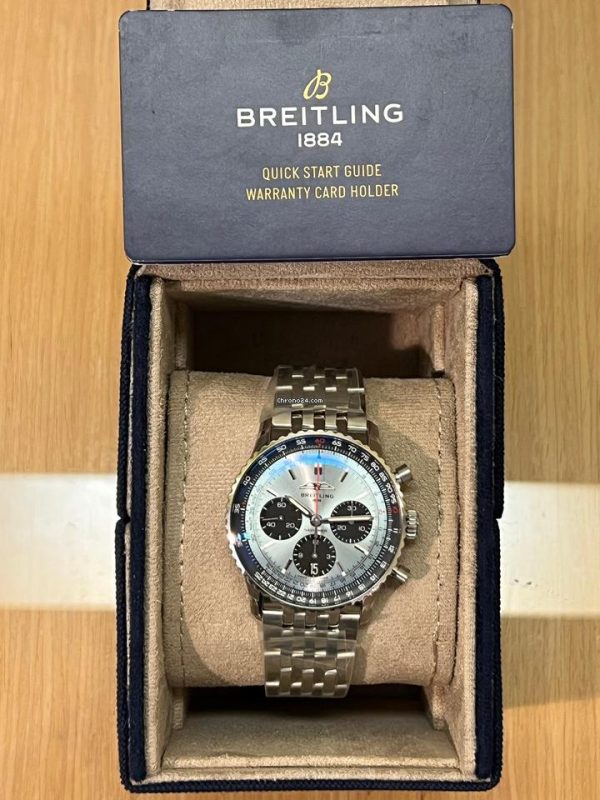 Breitling Navitimer Chronograph Automatic Chronometer Blue Dial Men’s Watch