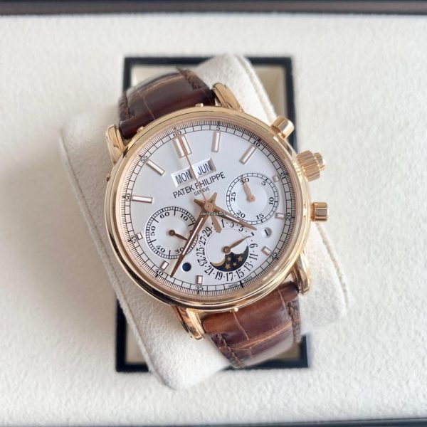 Patek Philippe Grand Complications Perpetual Chronograph Hand Wind Grey Dial Men’s Watch