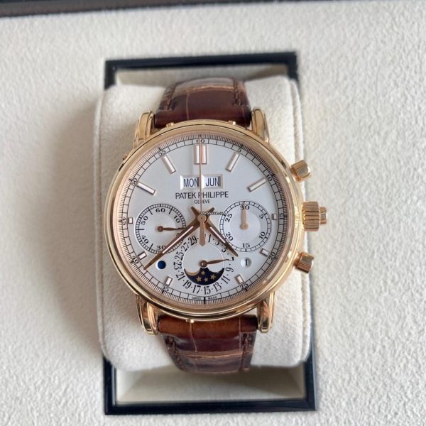 Patek Philippe Grand Complications Perpetual Chronograph Hand Wind Grey Dial Men’s Watch