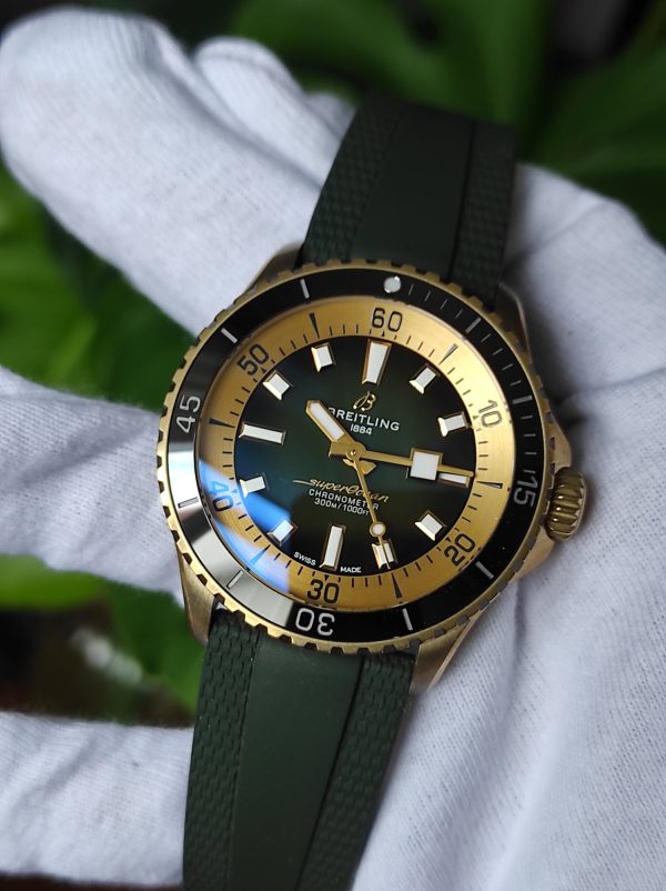 Breitling Superocean 42 Bronze Green Dial – N17375201L1S1