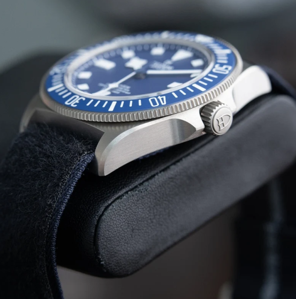 Tudor Pelagos FXD MN22 Marine Nationale Titanium Blue Dial Divers Watch