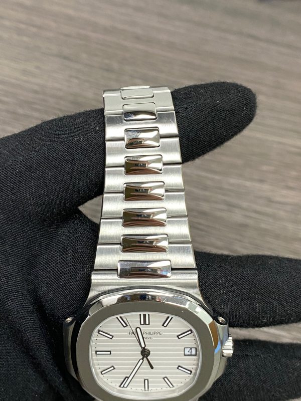 Patek Philippe Nautilus Stainless Steel White Dial