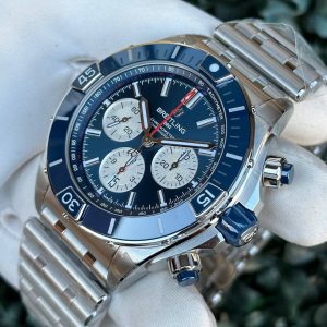 Breitling Mens Watch 44 AB0136161C1A1 Blue Dial