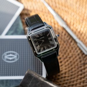 Cartier Santos Dumont Black Lacquer WSSA0046