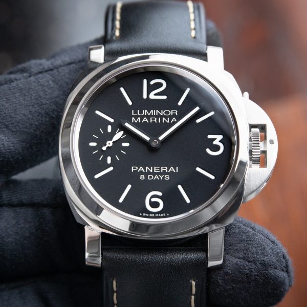 Panerai Luminor Marina Black Manual Watch 44mm PAM00510