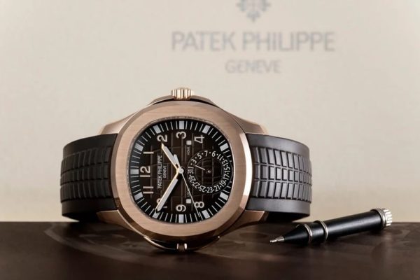 Patek Philippe Aquanaut 5164R Brown Dial Strap Rose Gold 40mm