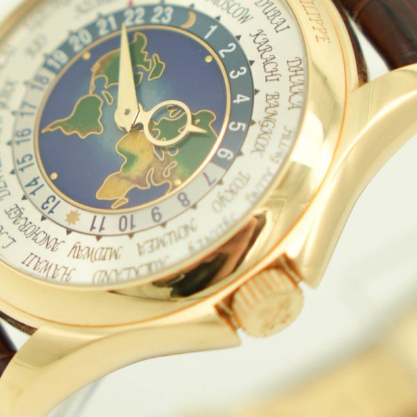 Patek Philippe Complications World Time Enamel Dial Yellow Gold