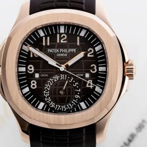 Patek Philippe Aquanaut 5164R Brown Dial Strap Rose Gold 40mm