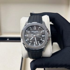 Patek Philippe Aquanaut Stainless Steel & Tropical Black Men’s Watch