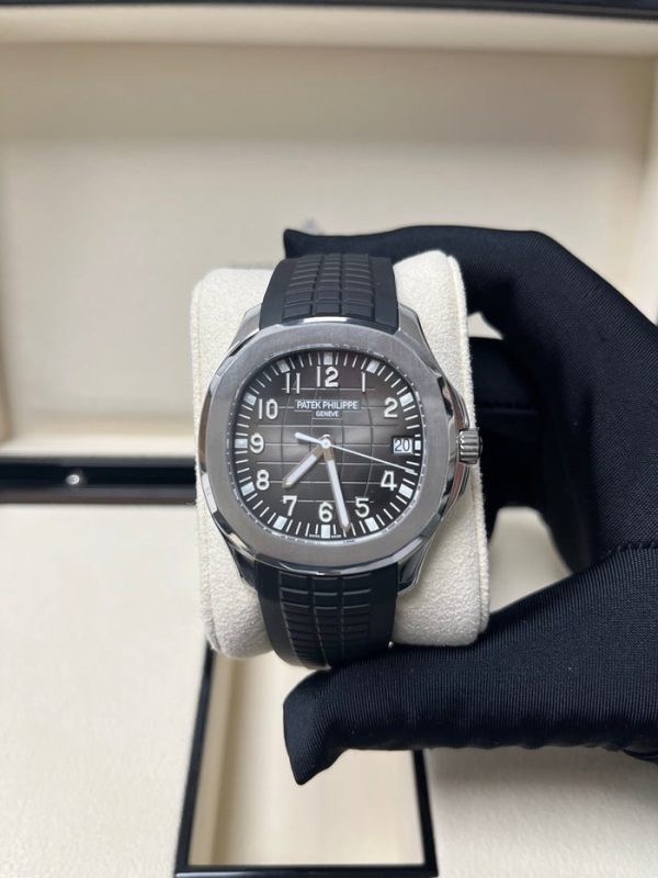 Patek Philippe Aquanaut Stainless Steel & Tropical Black Men’s Watch