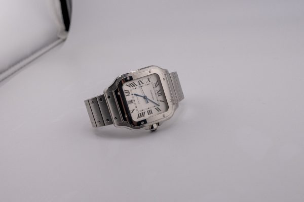 Cartier Santos Large Leather And Bracelet WSSA0009