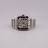 Cartier Santos WSSA0061 Green Dial Medium Model Stainless Steel