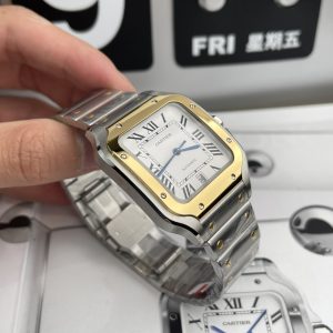 Cartier Santos De Cartier W2SA0016 Two-Tone Stainless Steel Watch