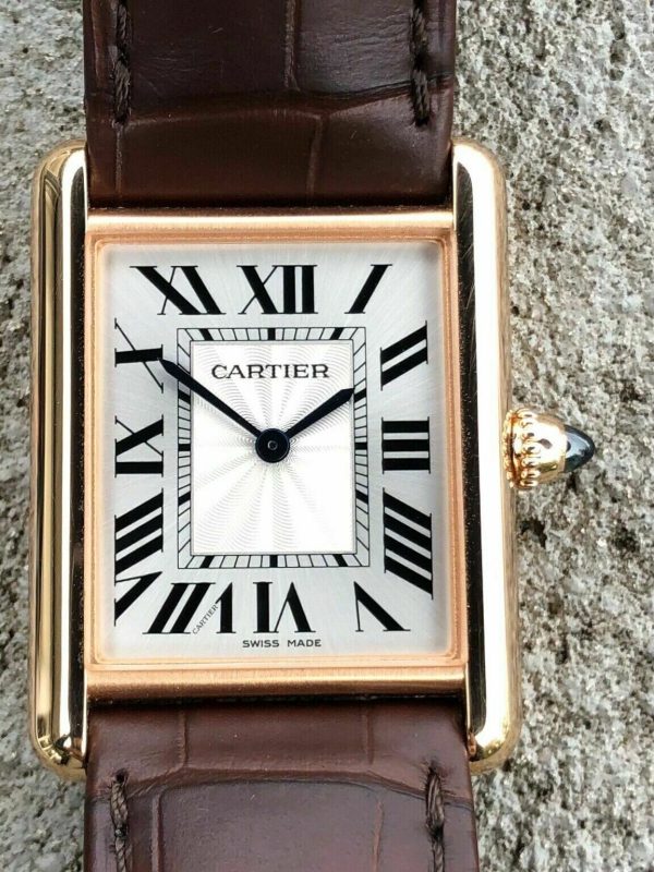 Cartier Tank Louis Cartier Rose Gold Plated WGTA0011 Men’s – Unisex Watch