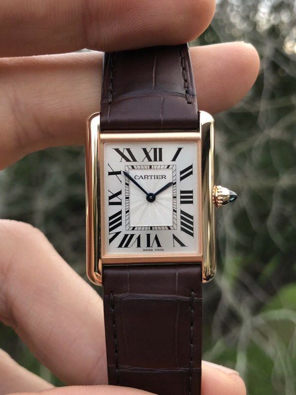 Cartier Tank Louis Cartier Rose Gold Plated WGTA0011 Men’s – Unisex Watch