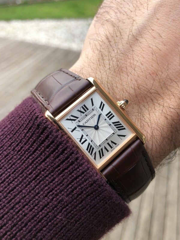 Cartier Tank Louis Cartier Rose Gold Plated WGTA0011 Men’s – Unisex Watch