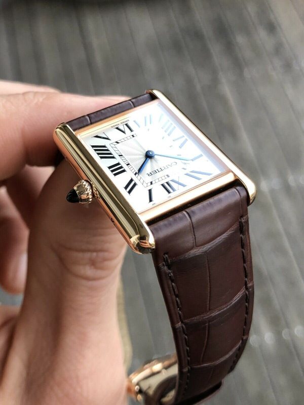 Cartier Tank Louis Cartier Rose Gold Plated WGTA0011 Men’s – Unisex Watch